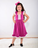 The Bella Knit Dress - Raspberry - Gabskia