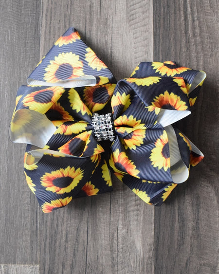 Polka Dots & Crayons 5.5in Boutique Bow
