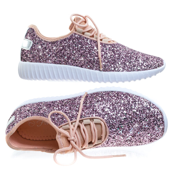 Forever Fashion Glitter Tennis Shoes (Toddler Sizes) – Gabskia