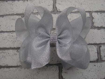 3.5in Gold Edge Chunky Bows (9 colors)
