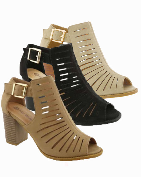 The Tessa Gladiator Sandals - Black