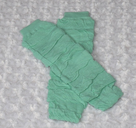 Scrunched Leg Warmers - Solid Mint - Gabskia