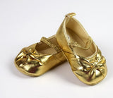 Metallic Leather Crib Shoes (MORE COLORS) - Gabskia