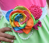 Rainbow 7in Peony Sash - Gabskia