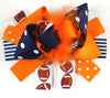 Team Inspired 6in Marabou Boutique Bows - Gabskia