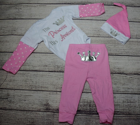 Love - Love - Love 2pc Onesie w/Bowtie