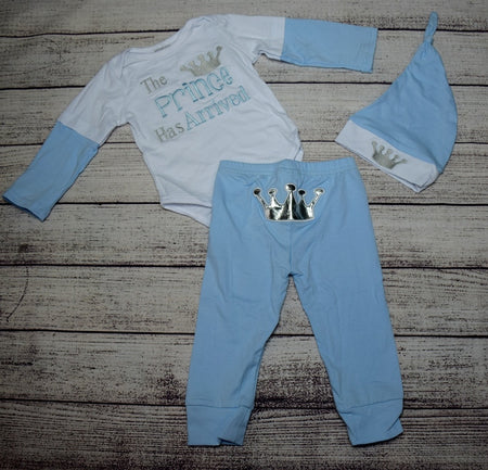 Love - Love - Love 2pc Onesie w/Bowtie