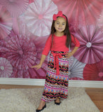 The Melia Aztec Girl Dress - Gabskia