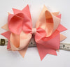 2-Toned 6in Chunky Bows - Gabskia