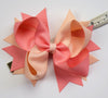 2-Toned 6in Chunky Bows - Gabskia