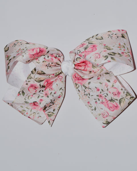 9in Printed Ribbon Chunky Bows (More options) - Gabskia