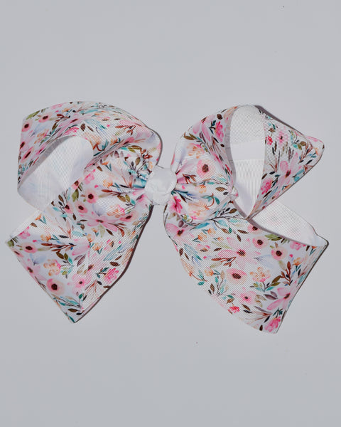 9in Printed Ribbon Chunky Bows (More options) - Gabskia