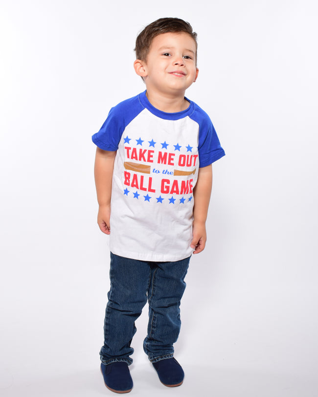 Take Me Out to the Ball Game Boy Tee - Gabskia