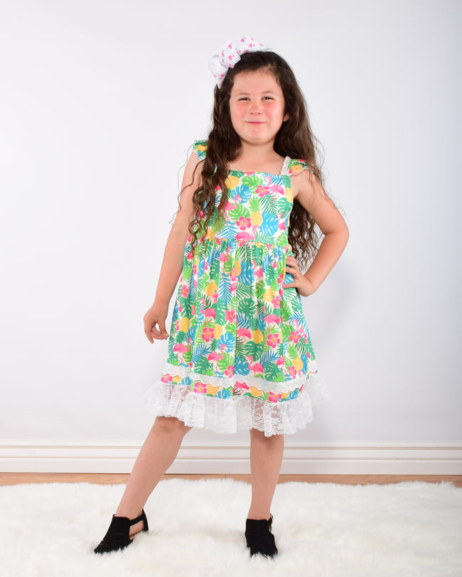 The Charlotte Dress - Tropical - Gabskia