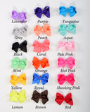 3in Chunky Bows - (Many Colors) - Gabskia