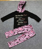 The Spirit of a Mermaid 2pc Hoodie and Leggings Outfit (up to size 14) - Gabskia