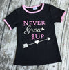Never Grow Up Black Top - Gabskia