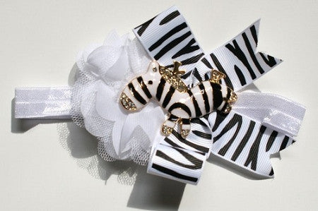 Classy Zebra Headband - Gabskia