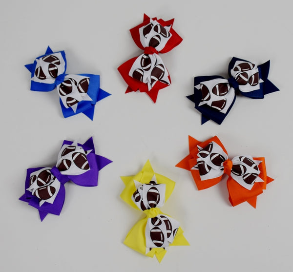 3.5 - 4in Football Bows - Gabskia