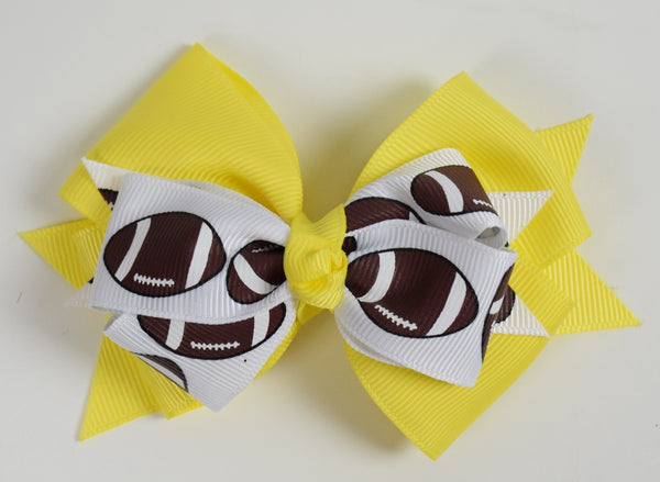 3.5 - 4in Football Bows - Gabskia