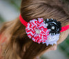 Red, Black and White Headband - Gabskia