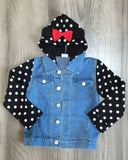 Minnie Inspired Denim Jacket - Gabskia