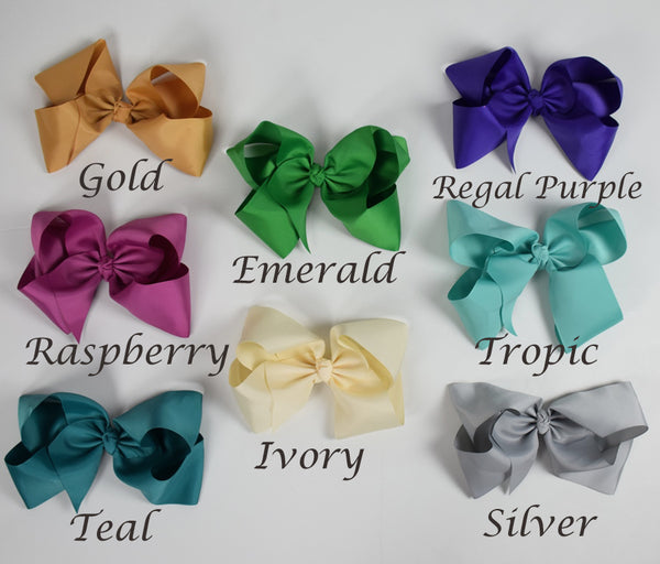 9in Chunky Bows - (More Colors) - Gabskia