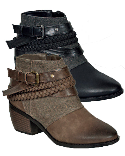 Victoria Braid Short Bootie - Adult - Gabskia