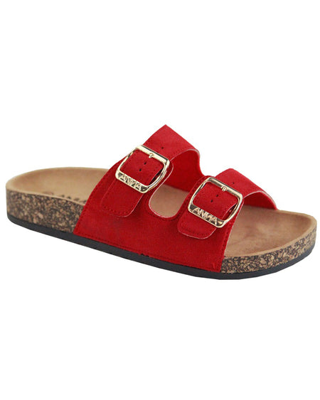 The Louise Bow Sandals - Coral