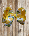 Double Ribbon 6in Boutique Bows - Fruit - Gabskia