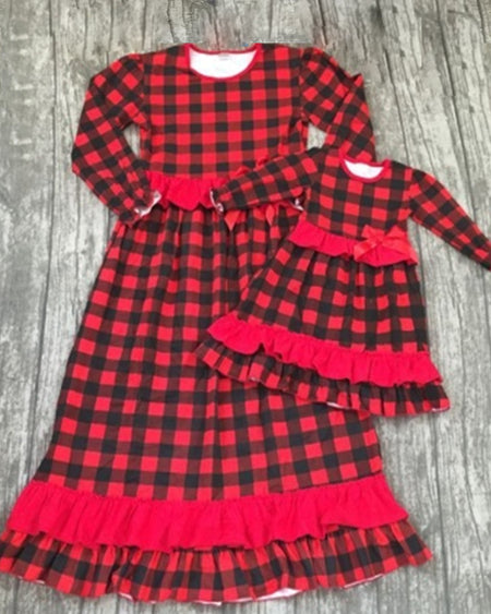 The Emma Fringe Dress - Red