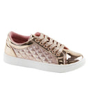 Metallic Round Toe Sneakers -Little/Big Girl Sizes - Gabskia