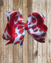 Double Ribbon 6in Boutique Bows - Fruit - Gabskia