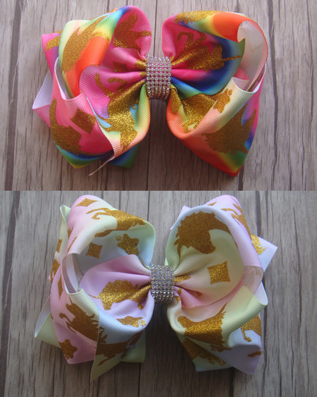 7in Chunky Bow (33 Colors)