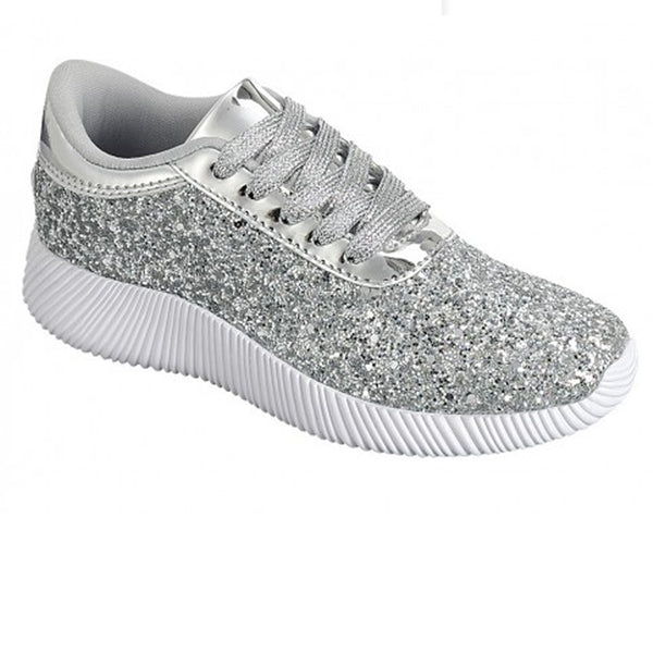 Forever Fashion Glitter Tennis Shoes (Adult Sizes) - Gabskia